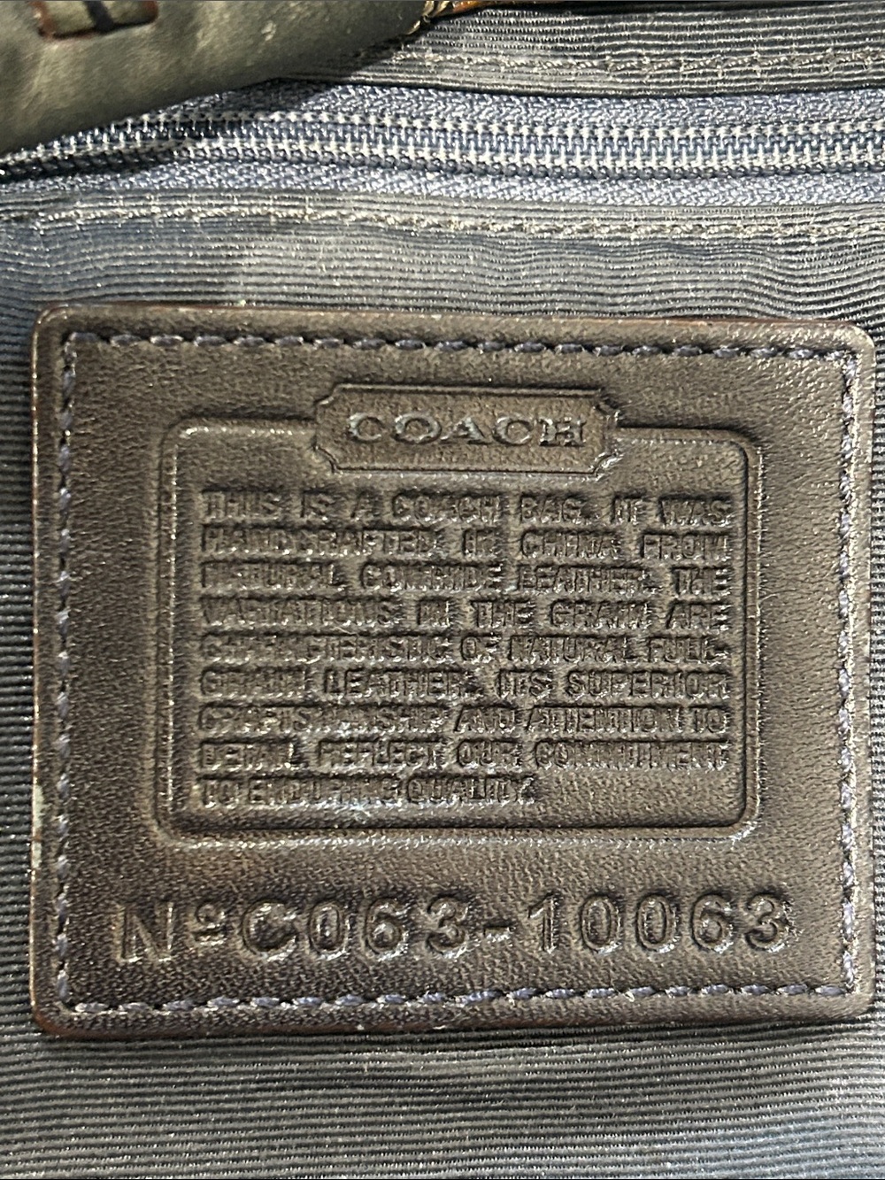 Coach RARE Mia Laced Studded Teal Leather Shoulder Hobo - Picture 11 of 17